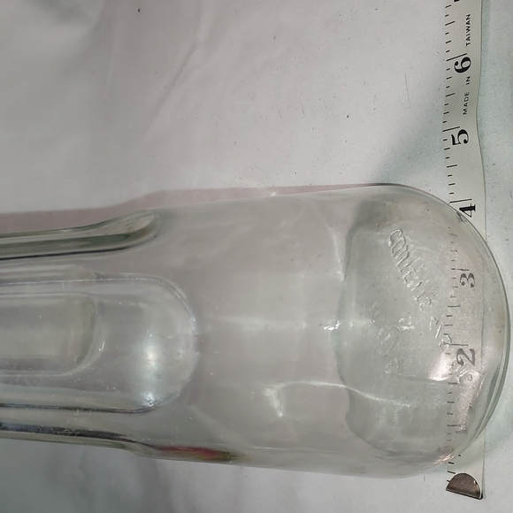 Vintage Glass Liquor Bottle Decanter Faceted Sides - Picture 8 of 8